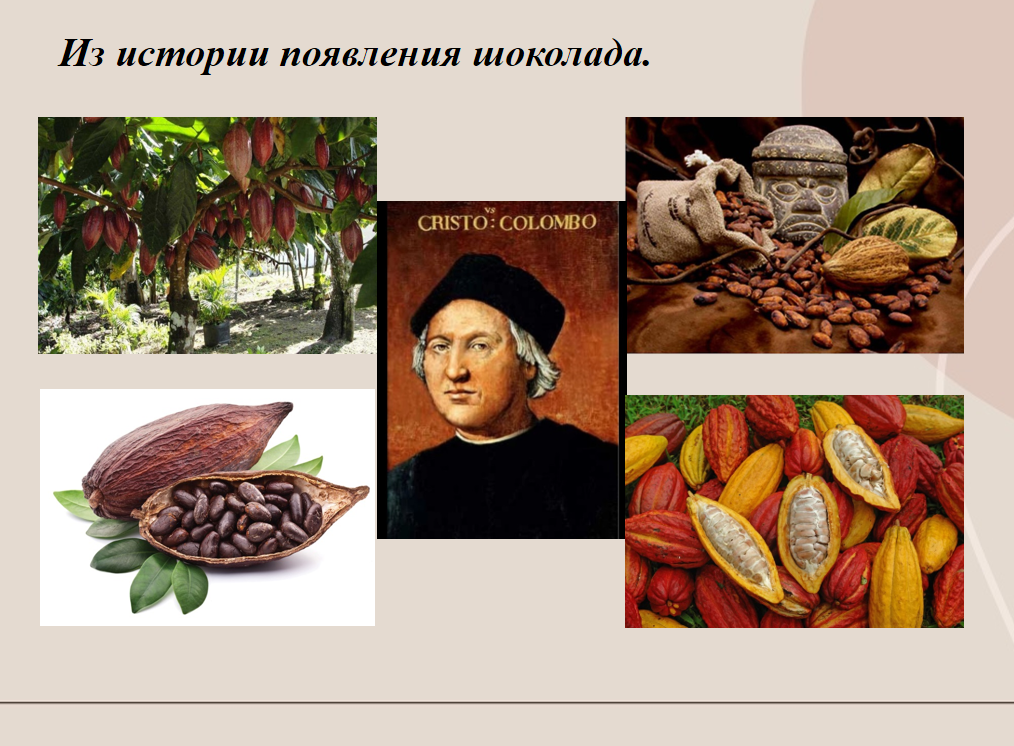 Из истории шоколада