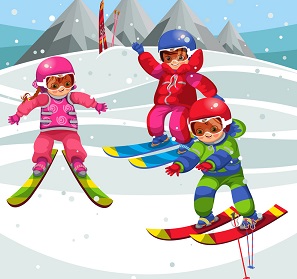 cartoon-kids-having-fun-on-skis-on-winter-holiday-vector-23111775.jpg