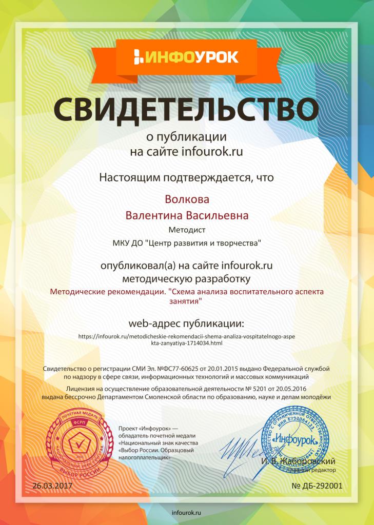 Сертификат проекта infourok.ru № ДБ-292001.jpg