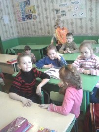 на уроке