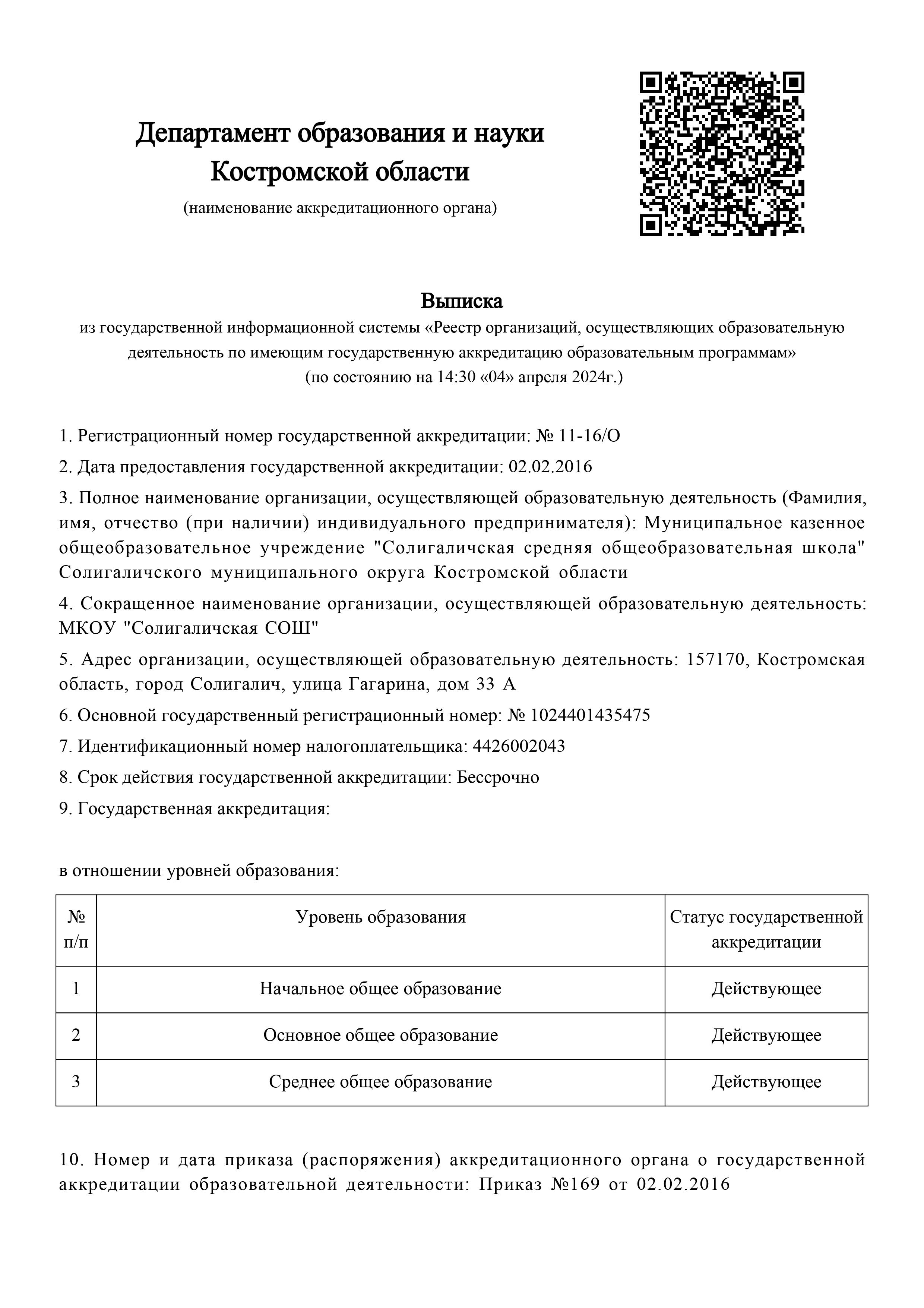 Выписка из реестра аккредитованных организаций № 11-16-О (2) Солигаличская СОШ-изображения-1.jpg