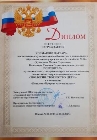 Диплом III степени Колмаковой Варвары.jpg